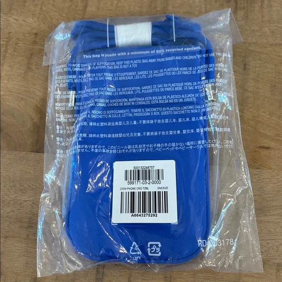 Athleta Diem Crossbody Purse Phone Bag Varsity Blue NEW NWT Ole Miss Rebels - Picture 3 of 3